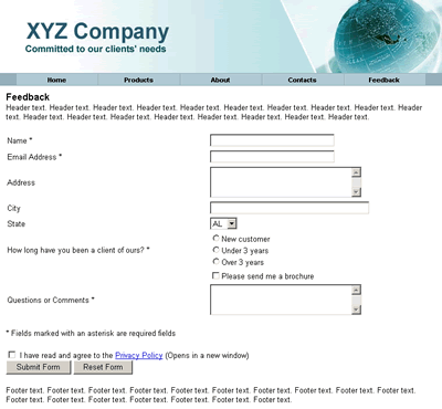 Design Own Web What Is A Custom Feedback Form How To Create A